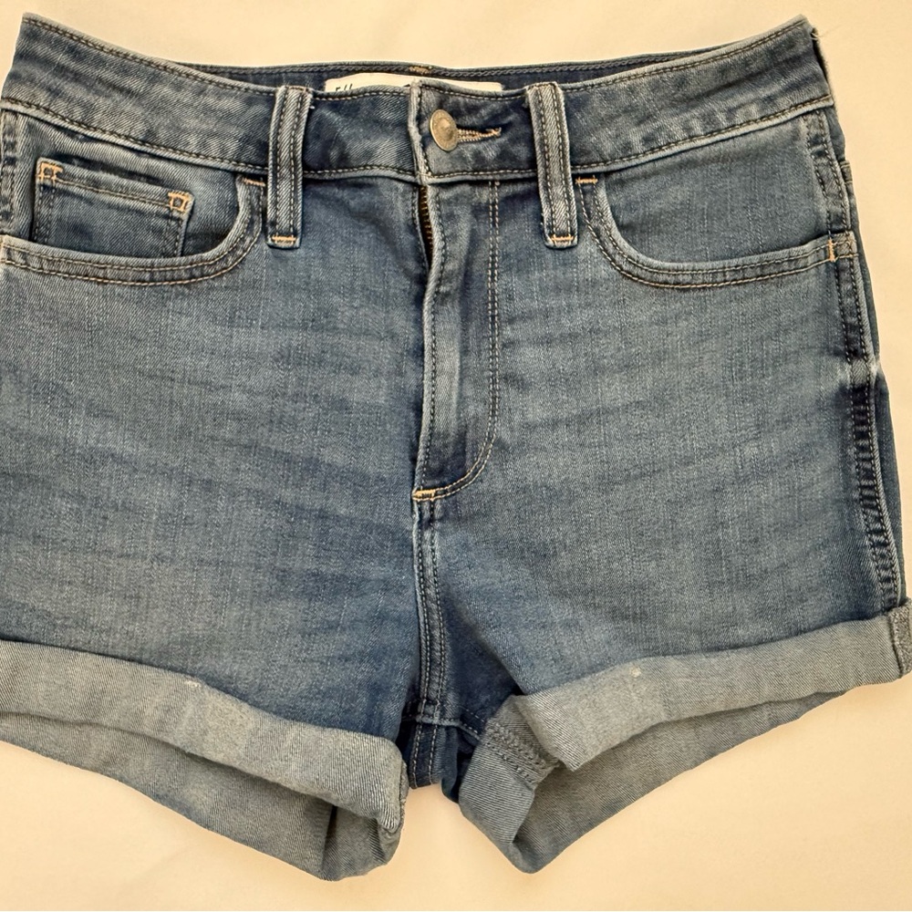 Hollister Light Blue Jean Shorts